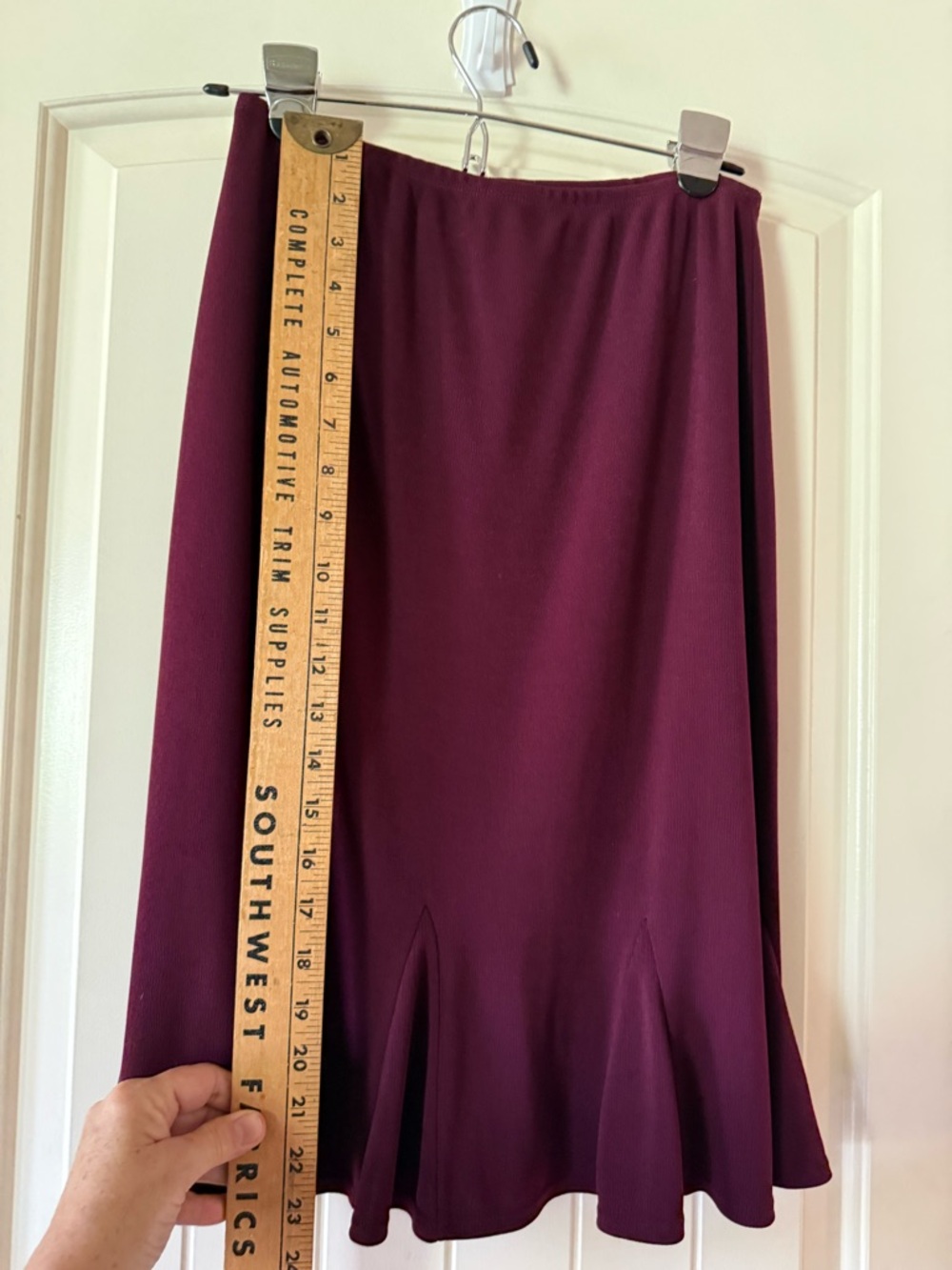 Choices Raspberry A-Line Skirt - Picture 2 of 3